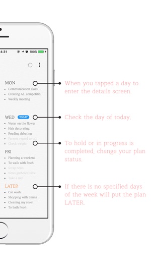 SevenDays - Weekly Plan(圖5)-速報App