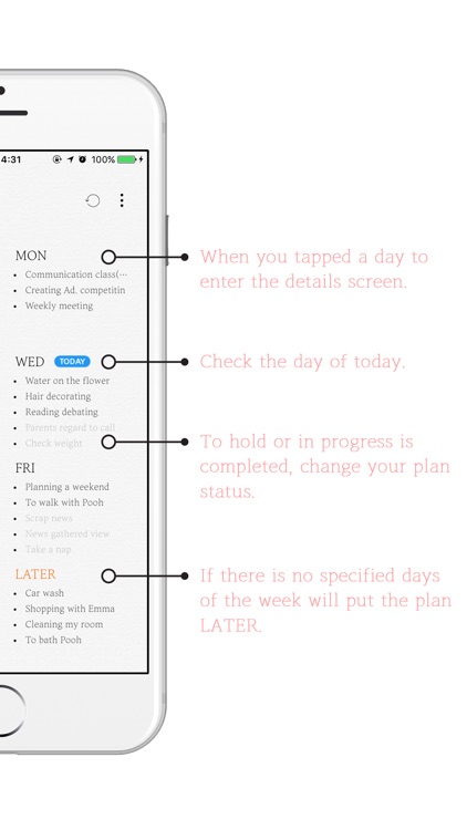 SevenDays - Weekly Plan screenshot-4