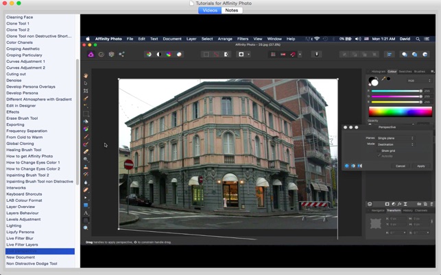 Tutorials for Affinity Photo(圖4)-速報App