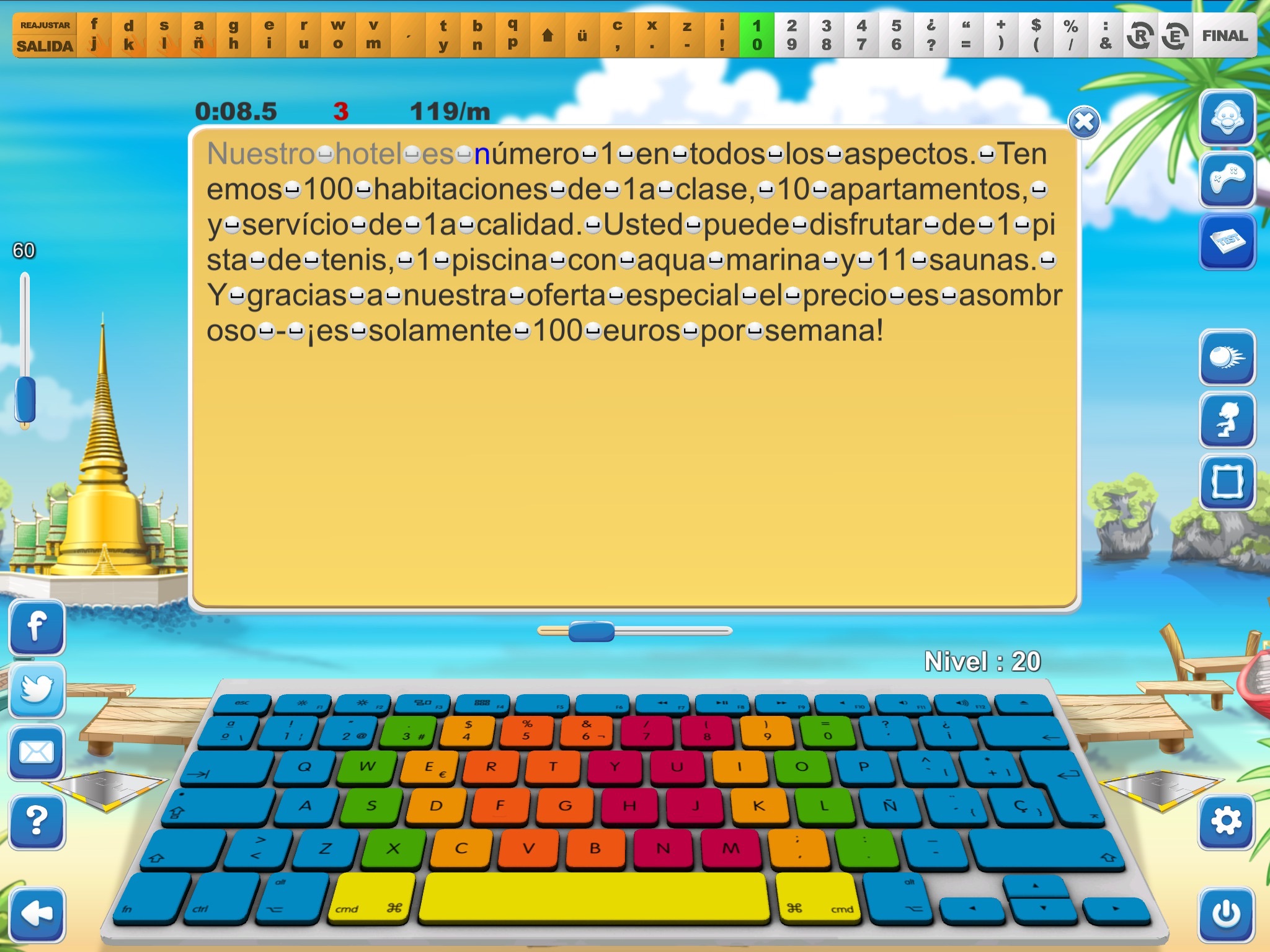 Typing Fingers screenshot 3