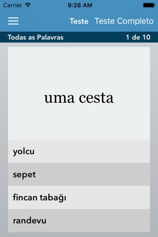 Portuguese-Turkish AccelaStudy screenshot 3