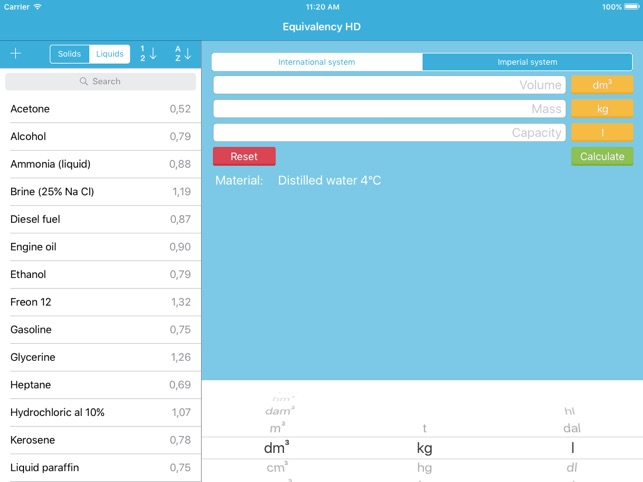 Equivalency HD - Weight Volume Capacity(圖1)-速報App