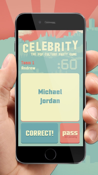 Celebrity: The Pop Culture Party Game of Celebrity Names 1.0 IOS -