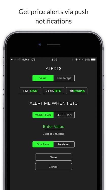 Bitcoin Alpha - Bitcoin Trading with Calculator screenshot-3