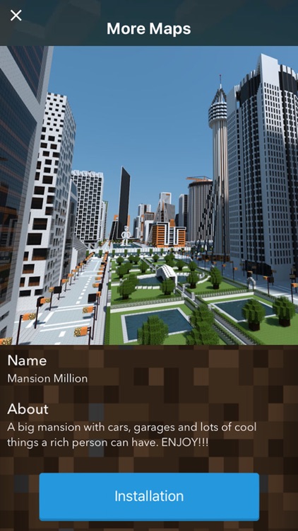 minecraft huge maps city