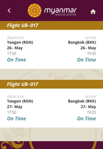 Myanmar National Airlines screenshot 4