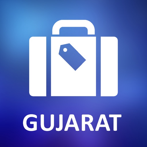 Gujarat, India Detailed Offline Map (Maps updated v.6111)