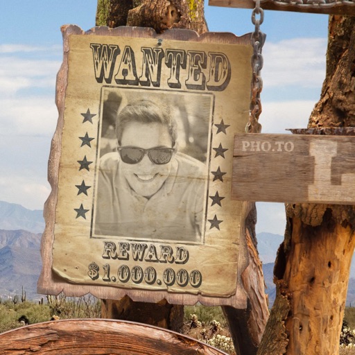 Wanted Photo Frame