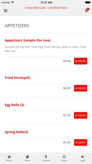 China Red Cafe - Litchfield Park  Online Ordering(圖2)-速報App