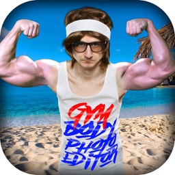 Gym Body Photo Studio Editor - Become a Bodybuilder, Add Pix Pack and Biceps Camera Stickers