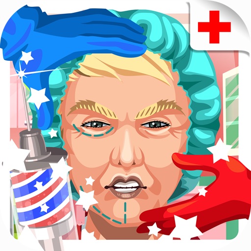 2016' Election Surgery Simulator Makeover Hospital - ER plastic surgeon for face lips nose & eye doctor salon game icon