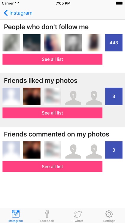 Social Analyser - Detailed follower report