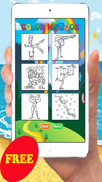 Circus Coloring Book Pages Learn Drawing and Paint screenshot-4