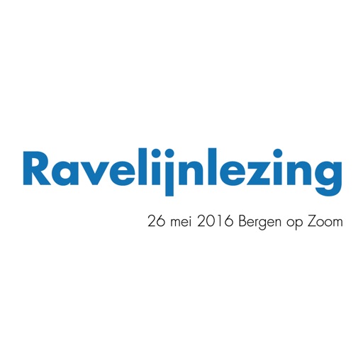 Ravelijnlezing 2016