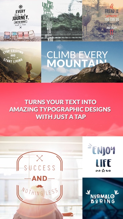 Text2Pic - Add text to photos, poster maker, logo creator, caption pictures, and quote maker for Instagram, Twitter, Facebook screenshot-0