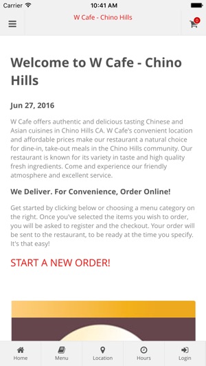 W Cafe - Chino Hills Online Ordering