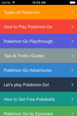 GuideApp - How To Play for Pokemon Goのおすすめ画像1