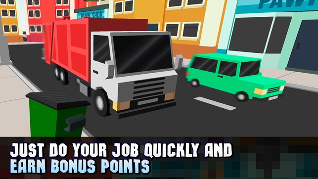 Pixel City Garbage Truck Driver 3D(圖3)-速報App