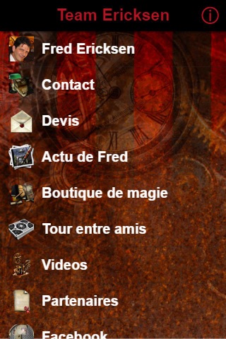 Fred Ericksen magicien screenshot 2