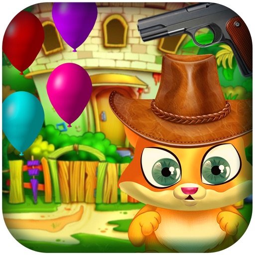 Balloon Cat - cat shooting simulator Icon