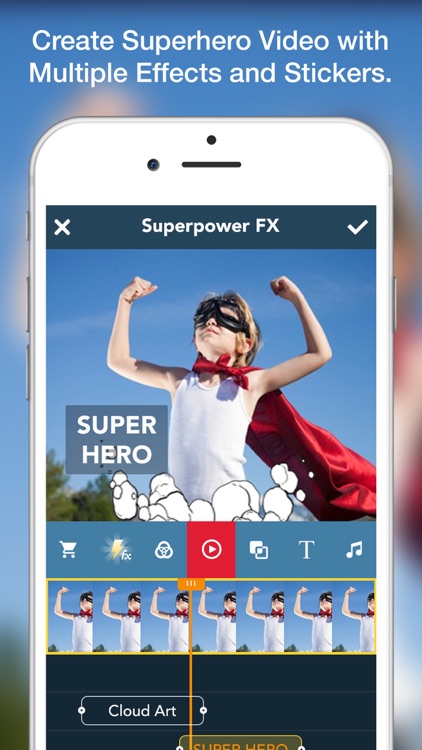 Super Power FX - Superhero Effects Video Editor to Make Action Movie FX for Instagram