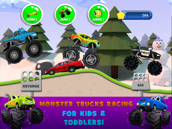 Monster Trucks Kids Racing Game на iPad