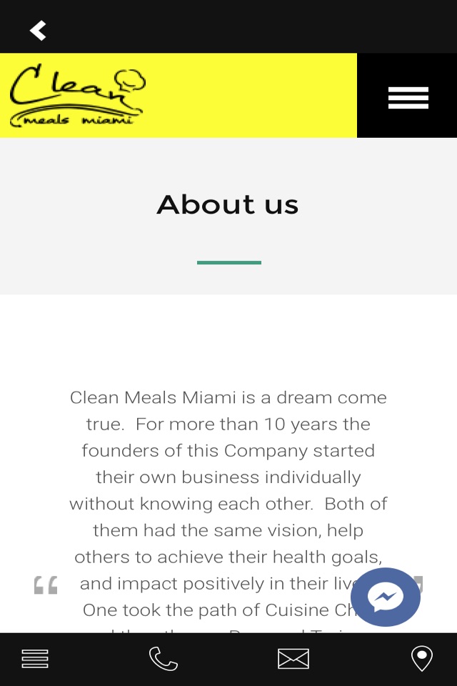 Clean Meals Miami screenshot 2