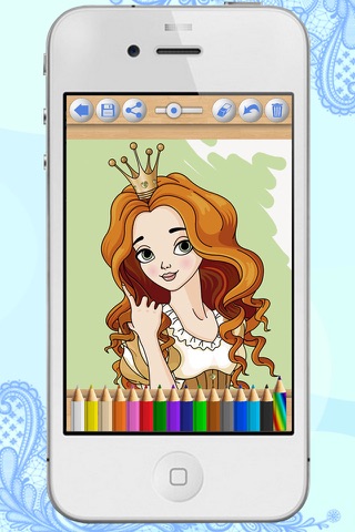 Fairy Princess Coloring Pages screenshot 3