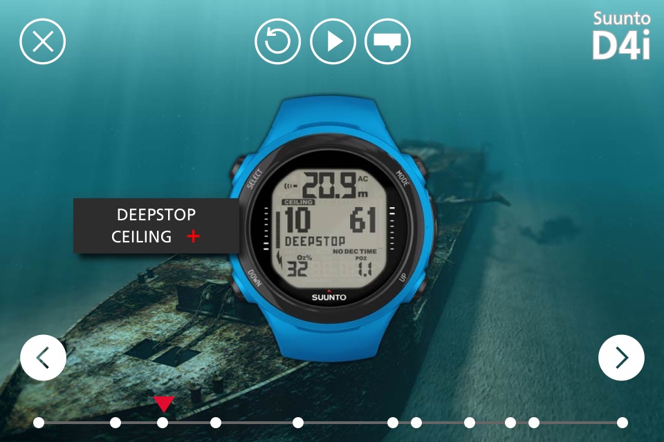 Suunto Dive Learning Tools – Teach yourself how to set up and use the Suunto D4i Novo, Vyper Novo and Zoop Novo. screenshot 3