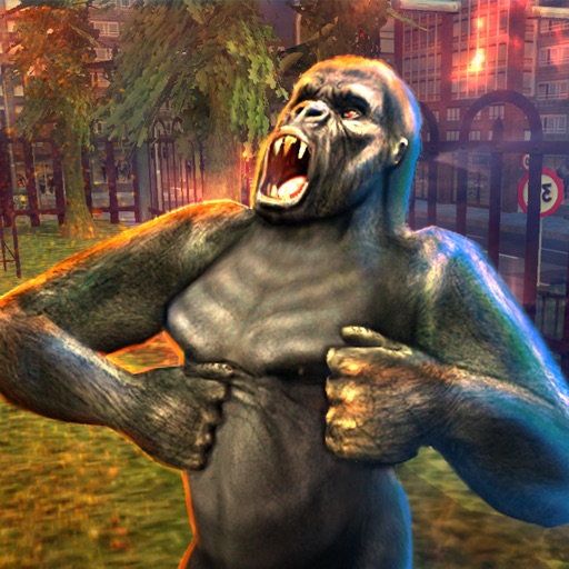Gorilla Attack Simulator 2016 - Compete and Conquer as African King Kong iOS App