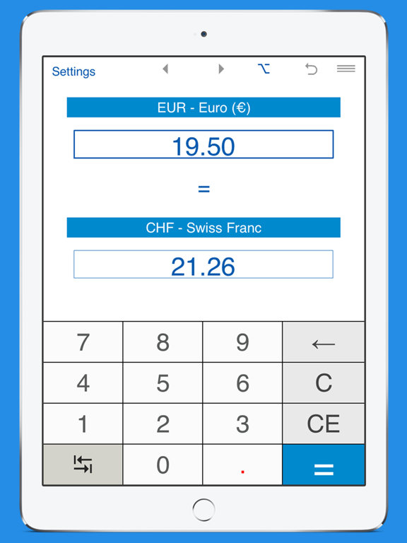 Euros To Swiss Francs Currency Converter App Price Drops - 