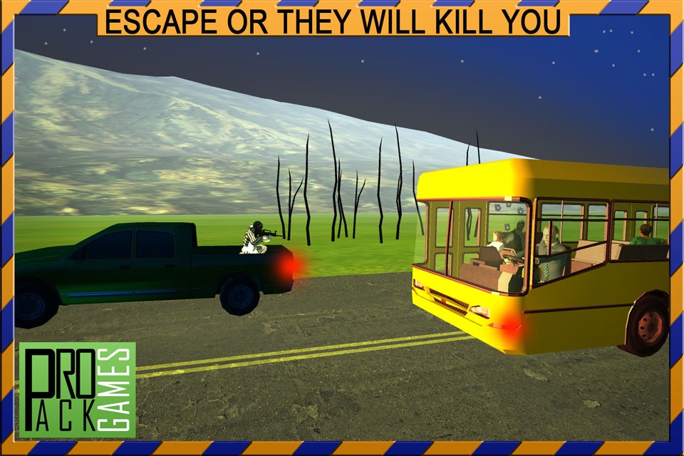 Mountain bus driving & dangerous robbers attack - Escape & drop your passengers safely screenshot 3