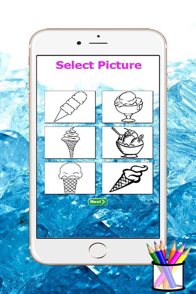 ice cream coloring book for kids screenshot 4