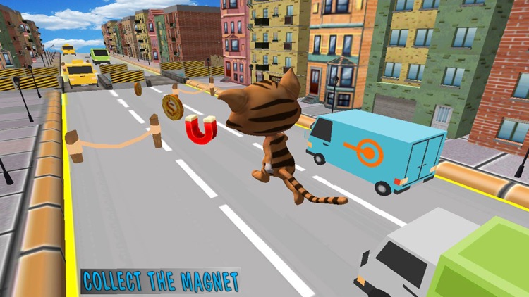 City Animals Road Rush Endless Run: Cat & Dog City Run Action Pro screenshot-4