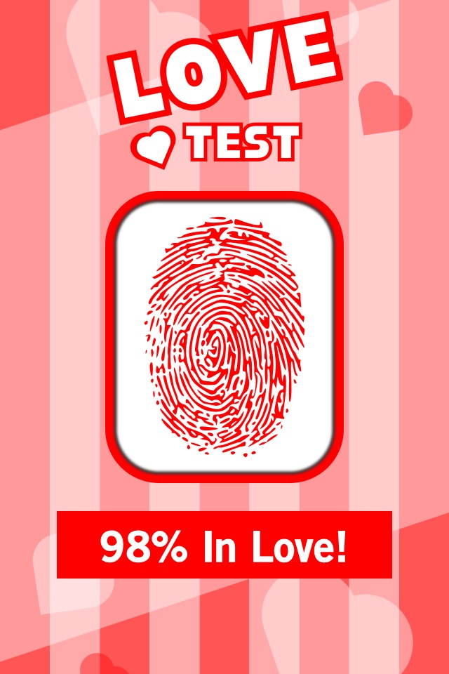 Love Test - Finger Scanner Find Your Match Score Calculator HD screenshot 2