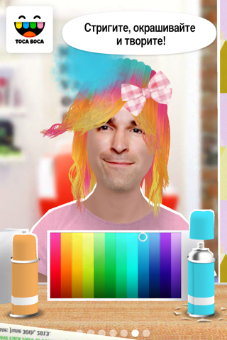 Скриншот из Toca Hair Salon Me