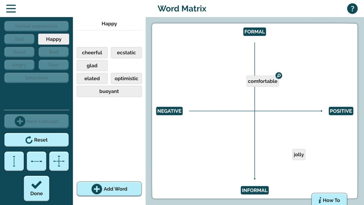 RWT Word Matrix