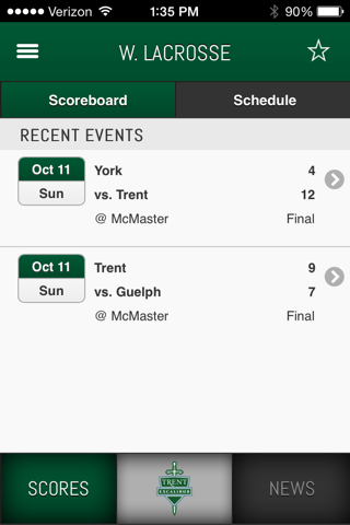 Trent Athletics Front Row screenshot 3