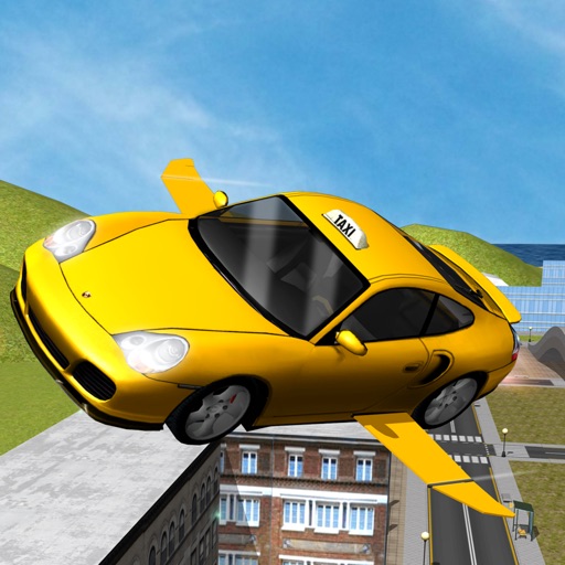 Taxi Car Flying Simulator Icon