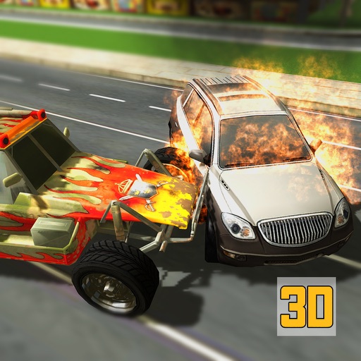 Death City Car Crash Racing iOS App