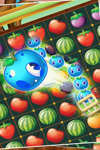 Crazy Garden Mania - Angry Fruit Match 3 screenshot 2