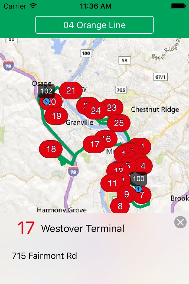 Mountain Line Transit Authority Bus Finder screenshot 3