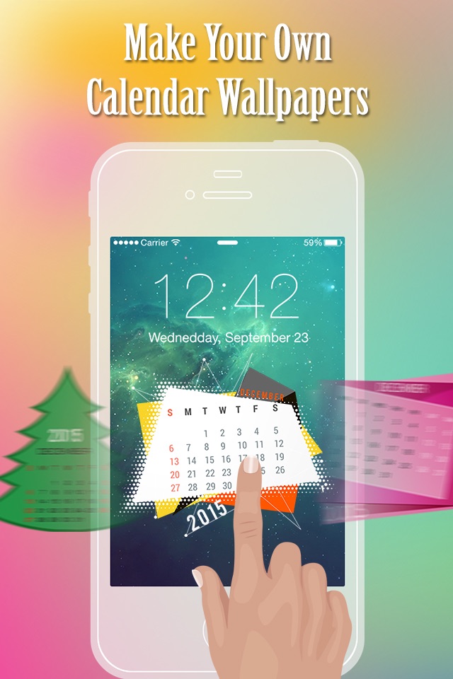 My Fancy Calendar Themes - Make Your Lock Screen Calendar Wallpapers screenshot 2