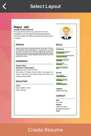 Rocket Resume Builder screenshot 4