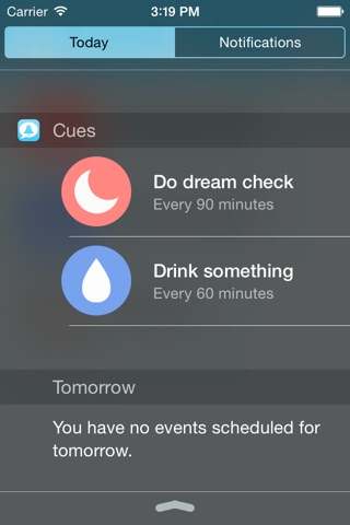 Cues - quick reminders throughout your day screenshot 3