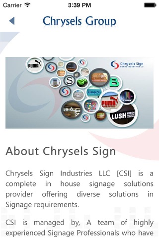 Chrysels Group screenshot 2