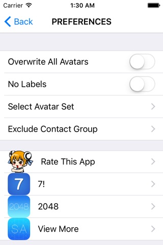 Avatacts - Funny Avatars for Contacts screenshot 2