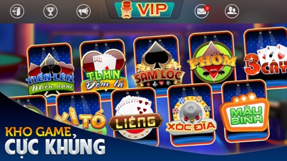 Tien Len Mien Nam doi thuong, Mau Binh, Xi To, Lieng - Game bai doi thuong 1.0.8 IOS -