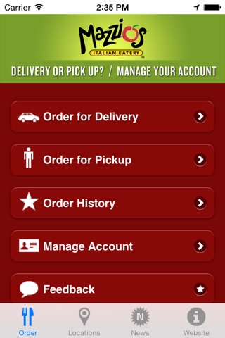 Mazzio's Pizza Mobile Ordering screenshot 2