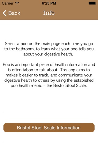 Poo - Track Your Digestive Health With The Bristol Stool Scale screenshot 3